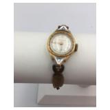 BULOVA VTG LADIES WRISTWATCH, 10K GOLD FILLED