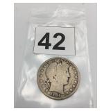 US BARBER HALF DOLLAR, 1904P