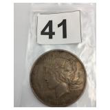 US PEACE DOLLAR, 1923, SILVER COIN.