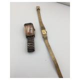 BULOVA RECTANGULAR WATCH W/ EXPANSION BAND,