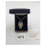 SIR LANCELOT PENDANT NECKLACE, EAGLE DESIGN W/