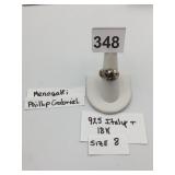 PHILLIP GABRIEL MENEGATTI PANTHER RING, 925