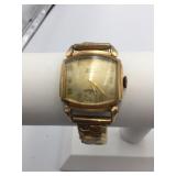 ELGIN WRISTWATCH, 10K GF CASE, EXPANSION