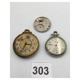 VTG NEW HAVEN POCKET WATCH, INGERSOLL MIDGET