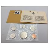 CANADIAN UNCIRCULATED COIN SET, 1971, BRITISH