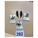 SPENCER CO. STERLING SILVER CHARMS (3), BELL