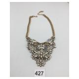 JACK STATEMENT NECKLACE, GOLD-TONE CHAIN W/ LARGE