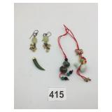 JADE JEWELRY ASSORTMENT, INCLUDES EARRINGS,