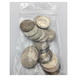 20 MIXED SILVER DIMES