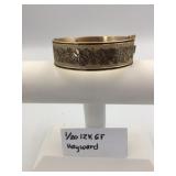 HAYWARD 1/20 12K GOLD FILLED HINGED BANGLE