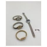 TIMEX & LORUS WRISTWATCHES (3) W/ EXPANSION