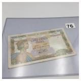 BANQUE DE FRANCE 500 FRANCS BANKNOTE, DATED 1942,