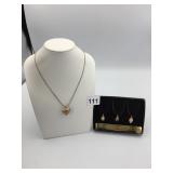 RONTE BEVERLY HILLS BOXED PENDANT NECKLACE SET
