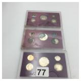 2- 1988S AND 1990S PROOF SEE PHOTOS OF CONDITION