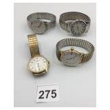 ACQUA QUARTZ WRISTWATCHES W/ EXPANSION BANDS,