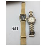 GUESS WATERPRO WRISTWATCH, TWO-TONE METAL BAND,