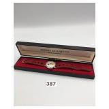 TIMEX MICKEY MOUSE WRISTWATCH, W.D.P. DIAL, RED