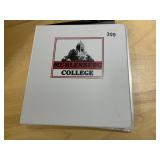MUHLENBERG COLLEGE 3-RING BINDER, VTG SPORTS