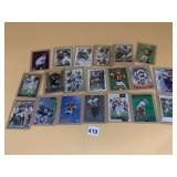 ASSORTED FOOTBALL TRADING CARDS, TOPPS, UPPER