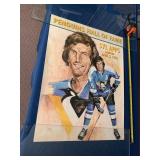 SYL APPS PENGUINS HALL OF FAME POSTER, INDUCTED