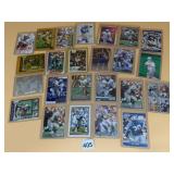 ASSORTED VTG FOOTBALL TRADING CARDS, BARRY