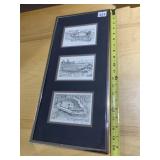 NEVIN ROBINSON FRAMED ARCHITECTURAL PRINTS,