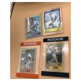 TWO AUTHENTICATED AUTOGRAPHED CARDS ERIC KARROS