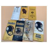 PITTSBURGH STEELERS VTG MEDIA GUIDES, 1975-1984,