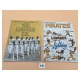 PITTSBURGH PIRATES OFFICIAL BASEBALL SCOREBOOKS,