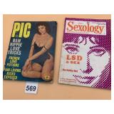 VTG MAGAZINES, SEXOLOGY SEPTEMBER 1967 AND PIC