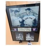JOE DIMAGGIO TED WILLIAMS SIGNED BASEBALL