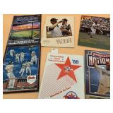 ASSORTED MLB BASEBALL PROGRAMS AND YEARBOOKS,