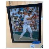 MIKE GREENWELL AUTOGRAPHED FRAMED PHOTO, BOSTON