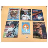 VTG BASEBALL PROGRAMS, YEARBOOKS, VARIOUS