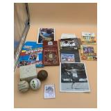 MISCELLANEOUS LOT 3 BASEBALLS, ARTHUR ASHE