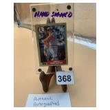 TOPPS ANDY VAN SLYKE 1987 AUTOGRAPHED BASEBALL