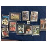 VTG SPORTS CARDS IN HARD PLASTIC CASES, INCLUDES