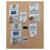 PITTSBURGH PIRATES COMMEMORATIVE COINS, PINS,