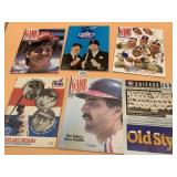 VTG CLEVELAND INDIANS GAME FACE MAGAZINES (4) AND
