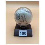 SPALDING AUTOGRAPHED BASEBALL, OFFICIAL LEAGUE,