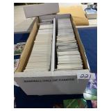 LARGE BOX ASSORTED CARDS INCLUDING AUTOGRAPHED