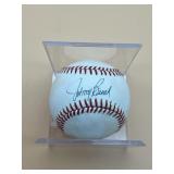 JOHNNY BENCH AUTOGRAPHED BASEBALL W/ THE SCORE