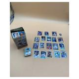 BASEBALL CARDS AND CRACKER JACK TIN APPROXIMATELY