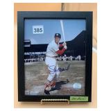 STAN MUSIAL AUTOGRAPHED FRAMED PHOTO, MLB