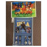 VTG UCLA BRUINS JOHN WOODEN ERA POSTER AND