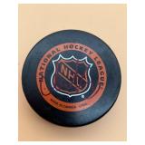 NHL OFFICIAL GAME PUCK, AUTOGRAPHED, GARY B