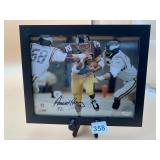 NFL AHMAD RASHAD SIGNED PHOTO, FRAMED,