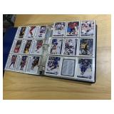 HOCKEY CARD ALBUM, VTG UPPER DECK HOCKEY CARDS,