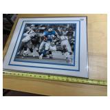 NFL BARRY SANDERS FRAMED PHOTOGRAPH, DETROIT