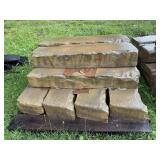 LARGE STEP STONES 38' X 9 X 5.5' - SMALL STONES